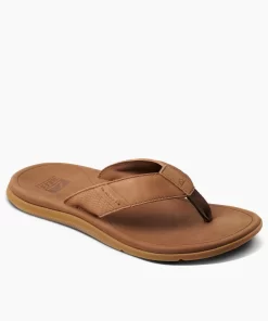 REEF Sandals | Flip Flops>Leather Santa Ana Brown