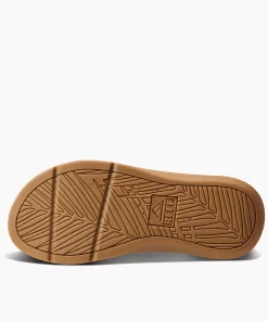 REEF Sandals | Flip Flops>Leather Santa Ana Dark Brown