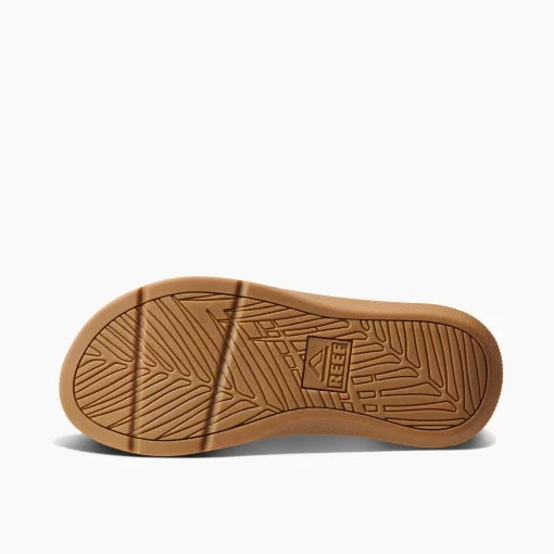 REEF Sandals | Flip Flops>Leather Santa Ana Dark Brown