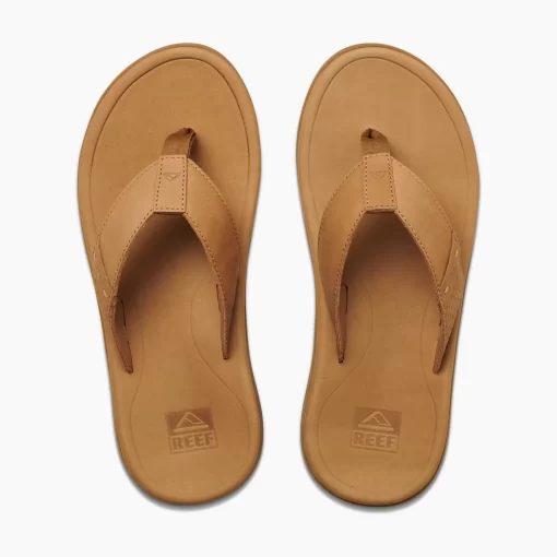 REEF Sandals | Flip Flops>Leather Santa Ana Tan