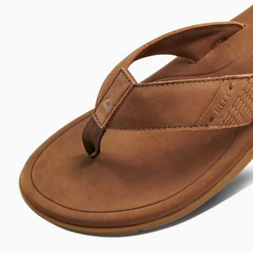 REEF Sandals | Flip Flops>Leather Santa Ana Brown