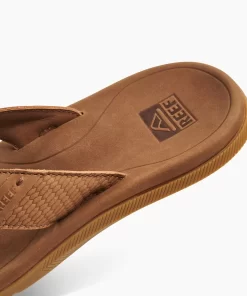 REEF Sandals | Flip Flops>Leather Santa Ana Brown