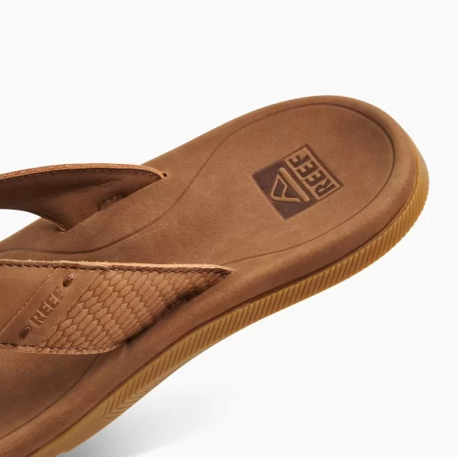 REEF Sandals | Flip Flops>Leather Santa Ana Brown