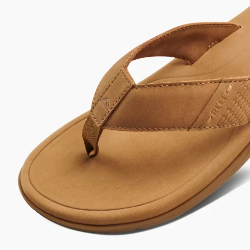 REEF Sandals | Flip Flops>Leather Santa Ana Tan