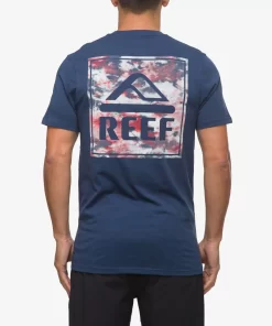 REEF T-Shirts>Liberty Short Sleeve Tee Insigna Blue