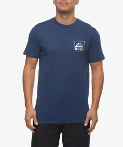 REEF T-Shirts>Liberty Short Sleeve Tee Insigna Blue