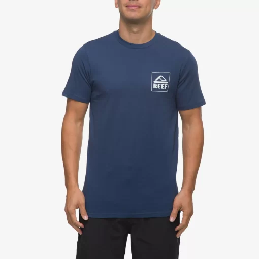 REEF T-Shirts>Liberty Short Sleeve Tee Insigna Blue