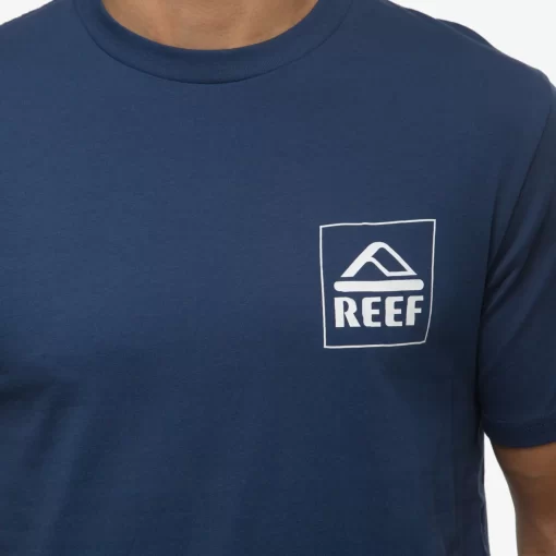 REEF T-Shirts>Liberty Short Sleeve Tee Insigna Blue