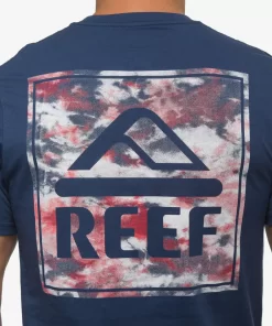 REEF T-Shirts>Liberty Short Sleeve Tee Insigna Blue