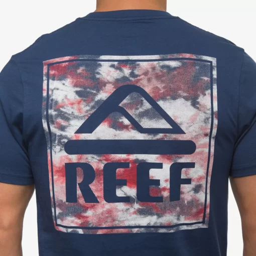 REEF T-Shirts>Liberty Short Sleeve Tee Insigna Blue