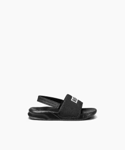 REEF Littles (2-4 Years)>Little One Slide Reef Black/White