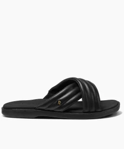 REEF Sandals | Slides>Lofty Lux X Black