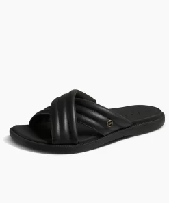 REEF Sandals | Slides>Lofty Lux X Black