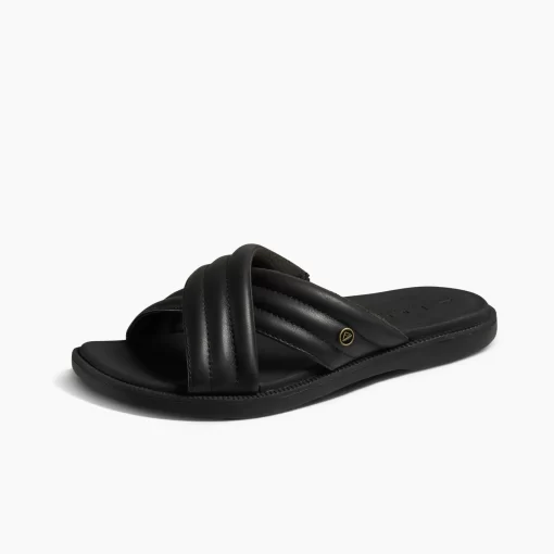 REEF Sandals | Slides>Lofty Lux X Black