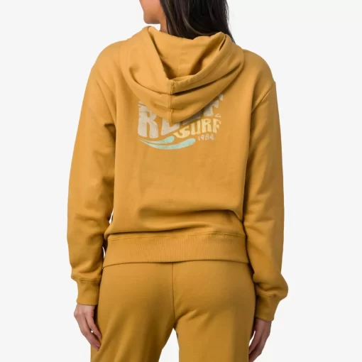 REEF Lounge Sets | Hoodies & Jackets>Marina Fleece Pullover Honey Mustard