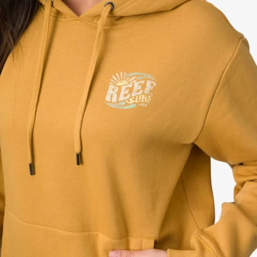 REEF Lounge Sets | Hoodies & Jackets>Marina Fleece Pullover Honey Mustard