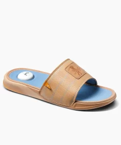 REEF Sandals | Slides>Mulligan Slide Sandy Tartan