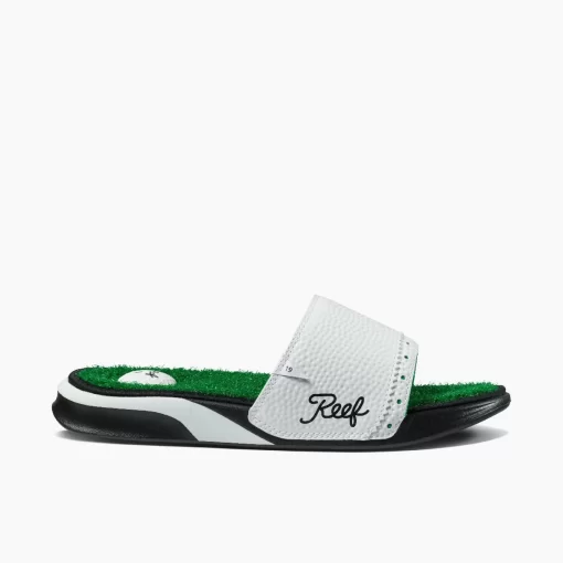 REEF Sandals | Slides>Mulligan Slide Green