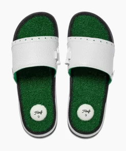 REEF Sandals | Slides>Mulligan Slide Green