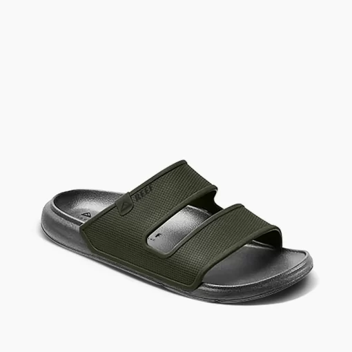 REEF Sandals | Slides>Oasis Double Up Grey/Olive