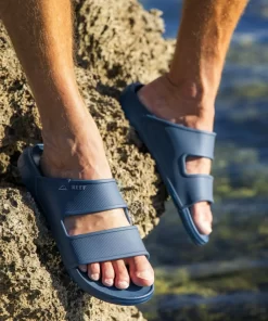 REEF Sandals | Slides>Oasis Double Up Mykonos Blue