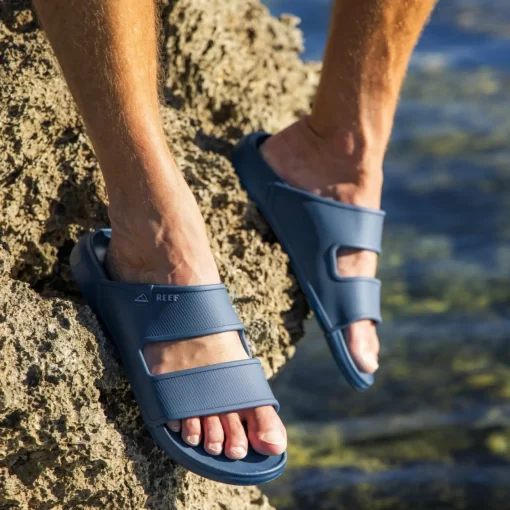 REEF Sandals | Slides>Oasis Double Up Mykonos Blue