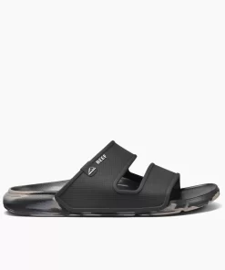 REEF Sandals | Slides>Oasis Double Up Black/Taupe Marble