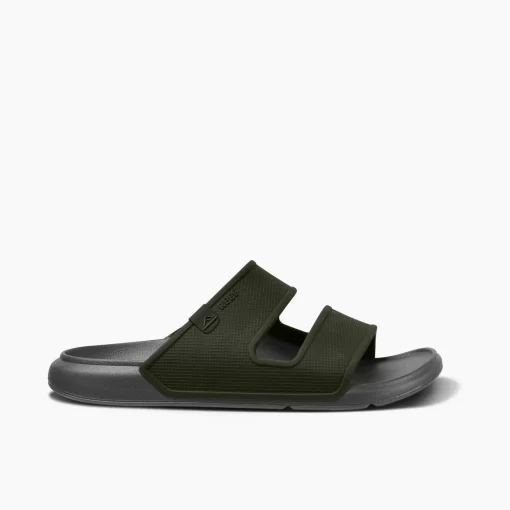 REEF Sandals | Slides>Oasis Double Up Grey/Olive