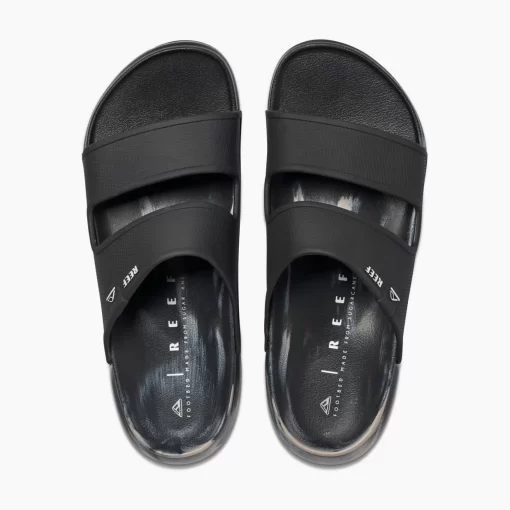 REEF Sandals | Slides>Oasis Double Up Black/Taupe Marble