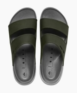 REEF Sandals | Slides>Oasis Double Up Grey/Olive