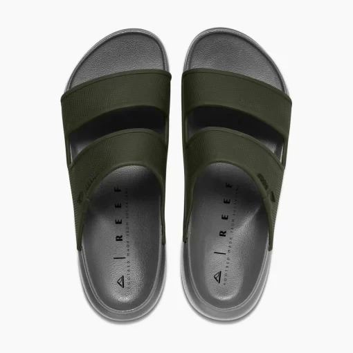 REEF Sandals | Slides>Oasis Double Up Grey/Olive