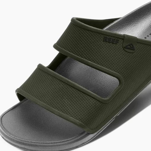 REEF Sandals | Slides>Oasis Double Up Grey/Olive