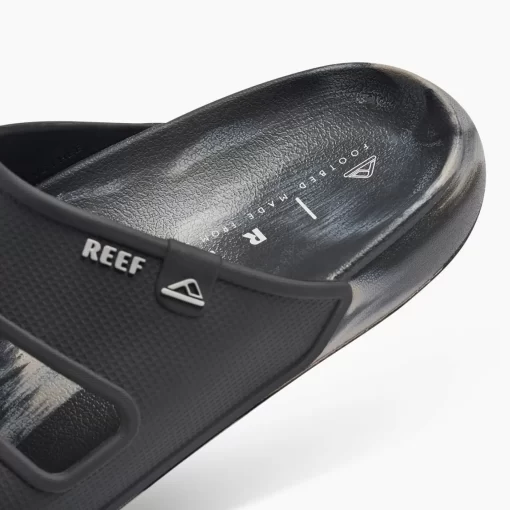 REEF Sandals | Slides>Oasis Double Up Black/Taupe Marble