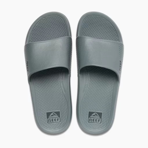 REEF Sandals>Oasis Slide Grey