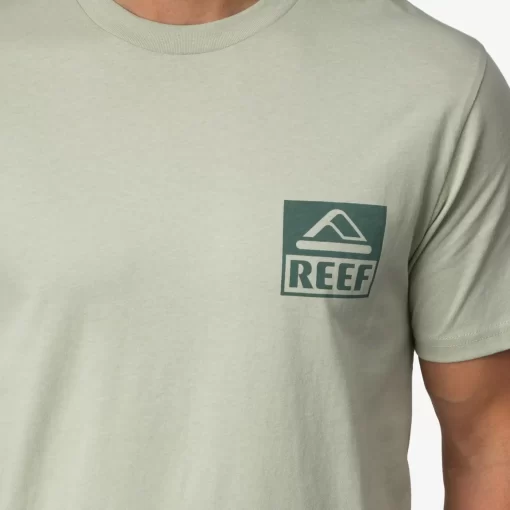 REEF T-Shirts>Palms Short Sleeve T-Shirt Desert Sage