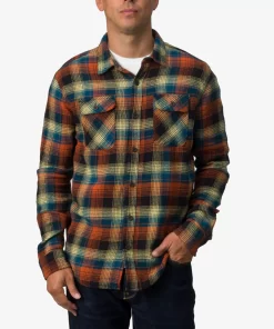 REEF Shirts>Pantola Flannel Shirt Caviar