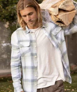 REEF Shirts>Pantola Flannel Shirt Desert Sage