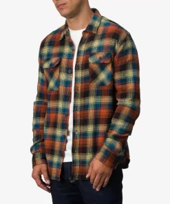 REEF Shirts>Pantola Flannel Shirt Caviar