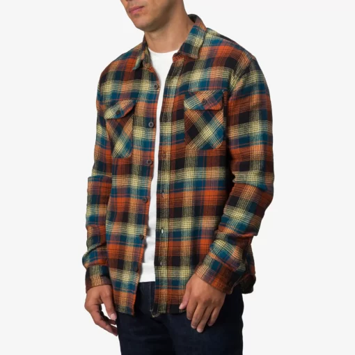 REEF Shirts>Pantola Flannel Shirt Caviar