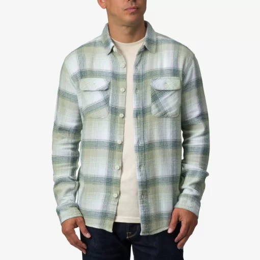 REEF Shirts>Pantola Flannel Shirt Desert Sage