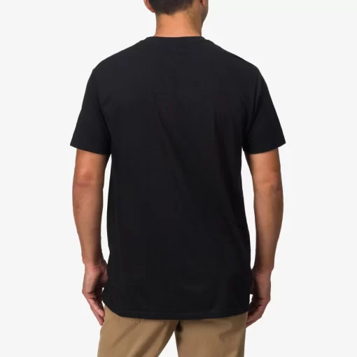 REEF T-Shirts>Rancho Short Sleeve T-Shirt Black Black