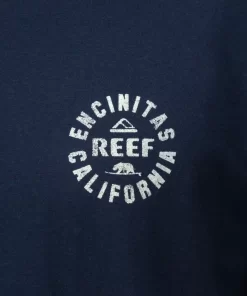 REEF T-Shirts>Rancho Short Sleeve T-Shirt Navy White