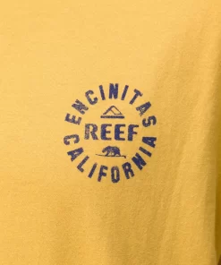 REEF T-Shirts>Rancho Short Sleeve T-Shirt Ochre Navy