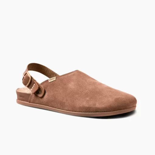 REEF Shoes | Clogs> Cushion Sage Suede Espresso