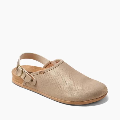 REEF Shoes | Clogs> Cushion Sage Suede Golden Hour