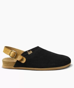 REEF Shoes | Clogs> Cushion Sage Suede Black