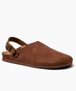 REEF Shoes | Clogs> Cushion Sage Suede Espresso