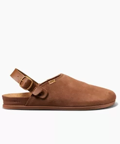 REEF Shoes | Clogs> Cushion Sage Suede Espresso