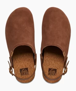 REEF Shoes | Clogs> Cushion Sage Suede Espresso