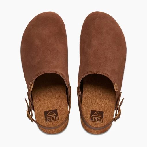 REEF Shoes | Clogs> Cushion Sage Suede Espresso